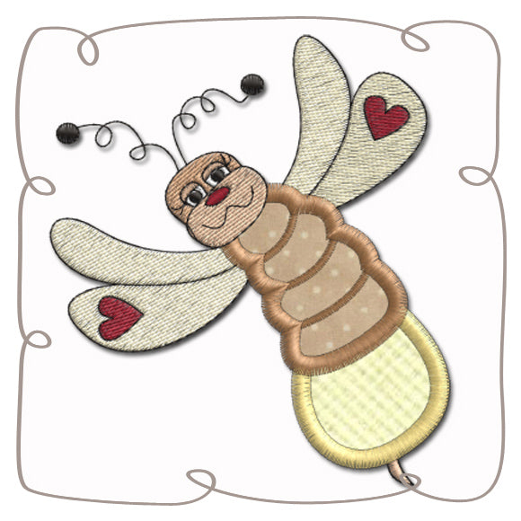 Bumble Bee Applique