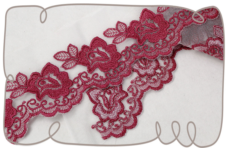 Flower Open Rose Lace 5x7