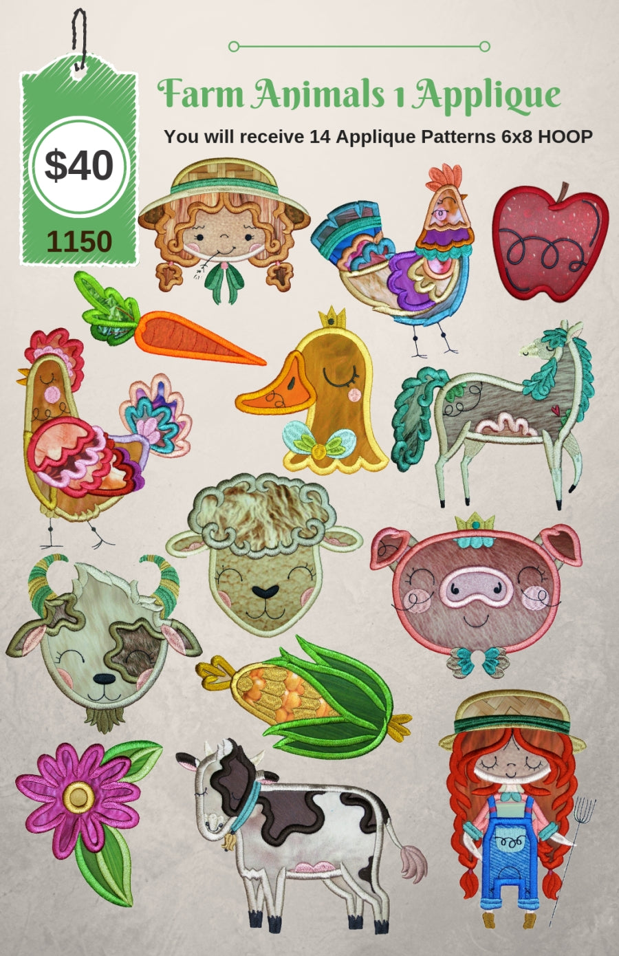 Farm 1 Applique