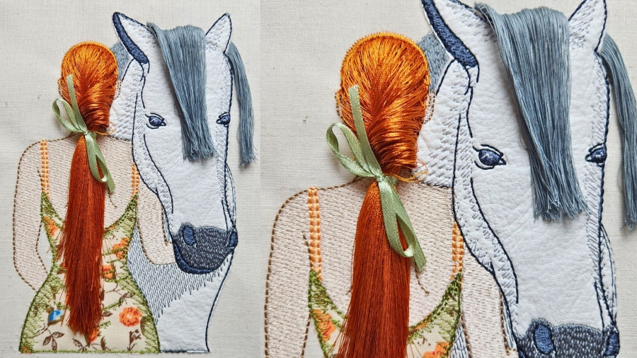 4x6 Lucy and Flicka