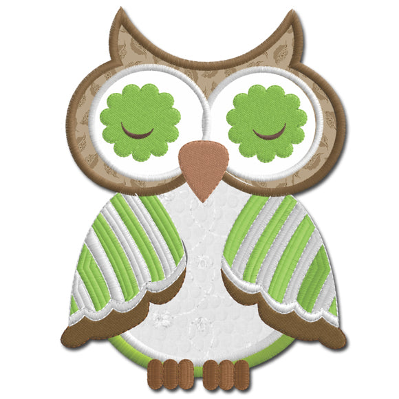Owl 2 Applique 5x7