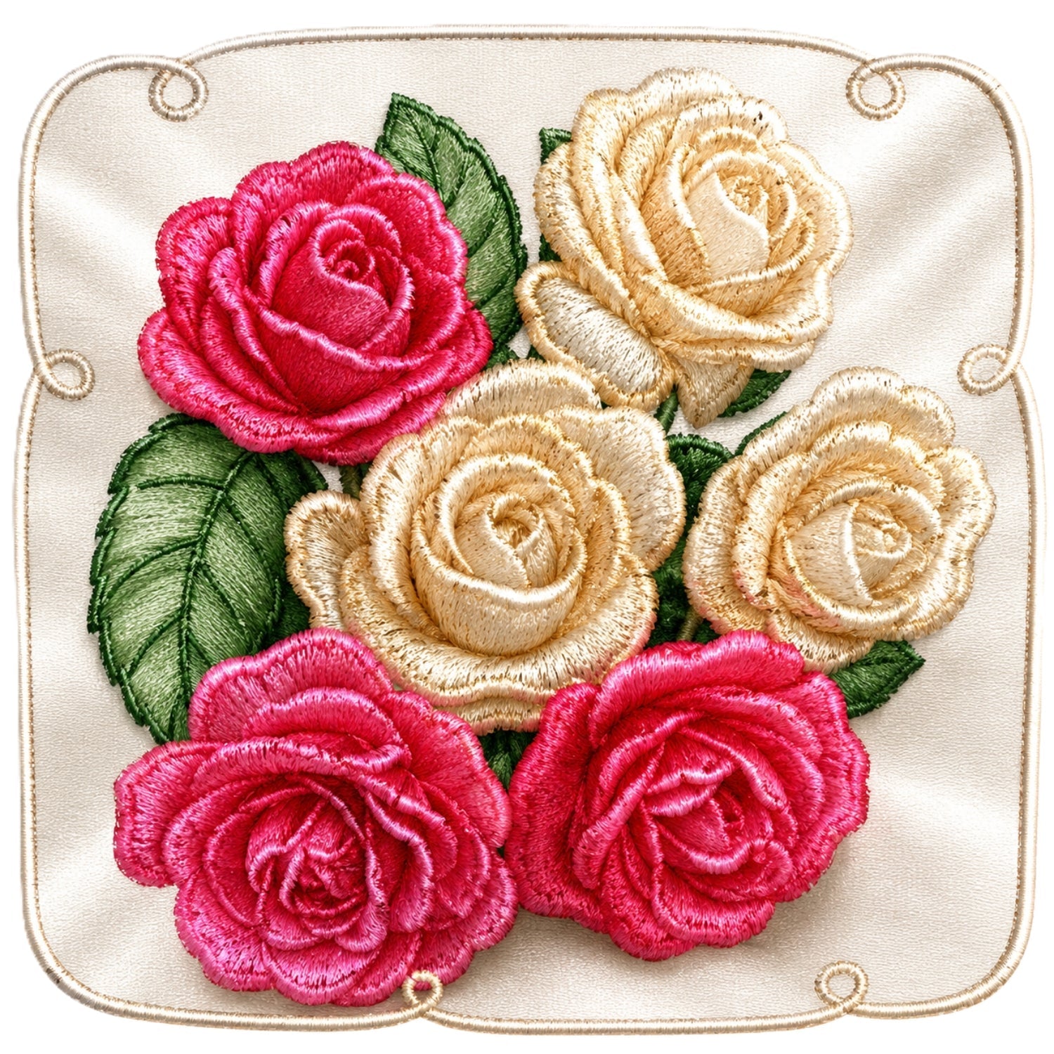 3D Fabric Flowers