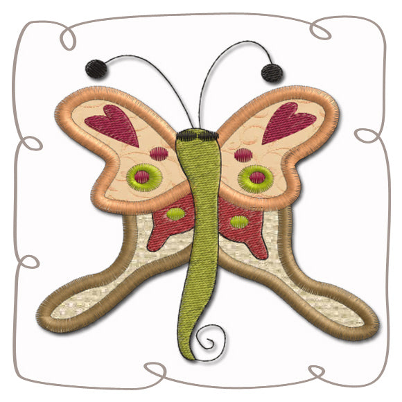Beautiful Bugs Applique