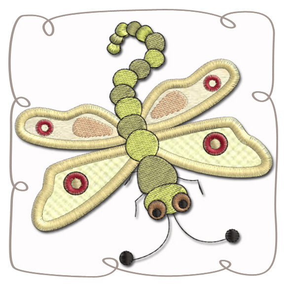 Beautiful Bugs Applique