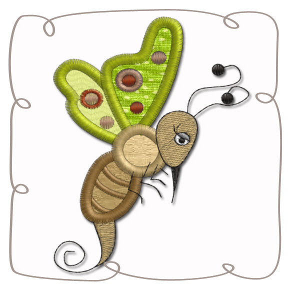 Beautiful Bugs Applique