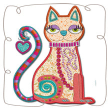 Crazy Cat Applique