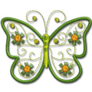 3D Butterflies