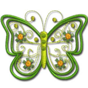 3D Butterflies