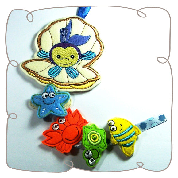 Sealife Hairclip Holder