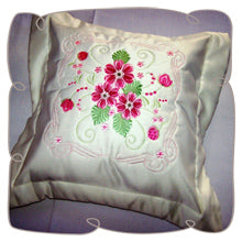 Pink Floral Pillow Cover