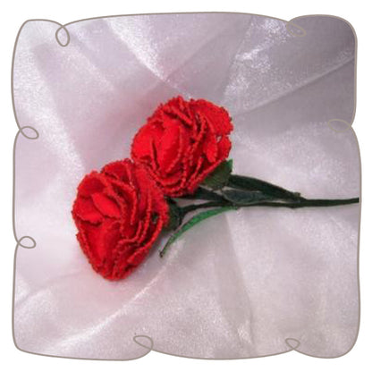 3D Red Carnation