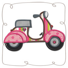 French Vespa Applique