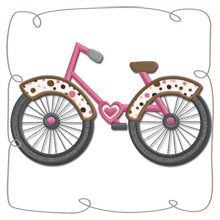 French Bicycle Applique