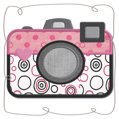 Paris Camera Applique