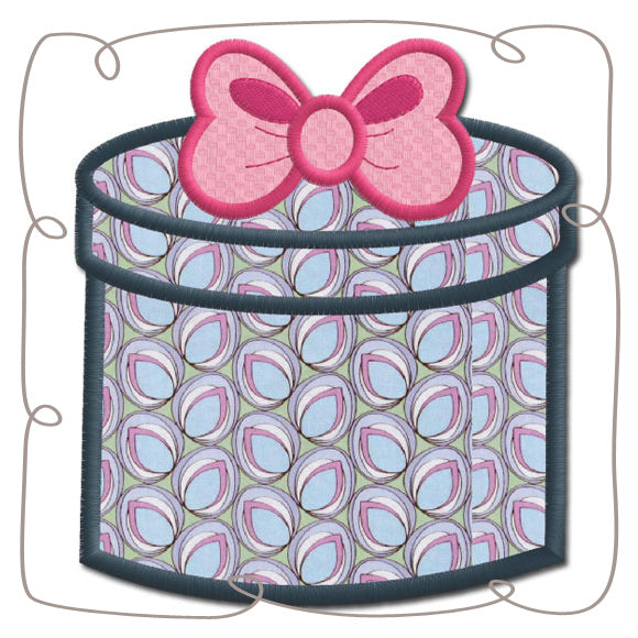 Paris Hatbox Applique