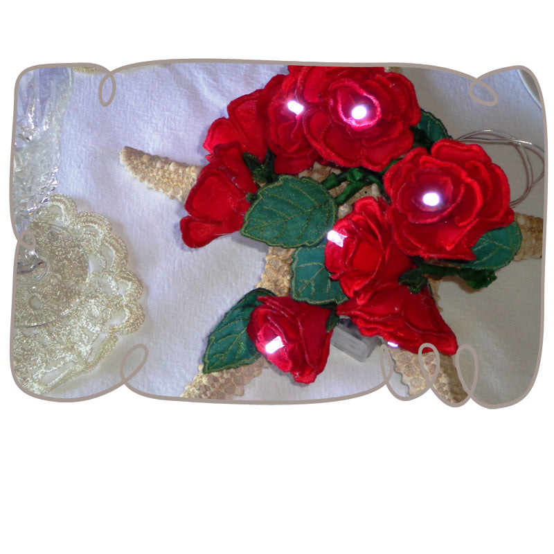 3D Rose String Lights