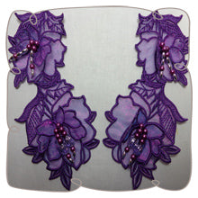 Iron on Flower 2 Large Neckline