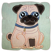 Perry Pug Dog Applique