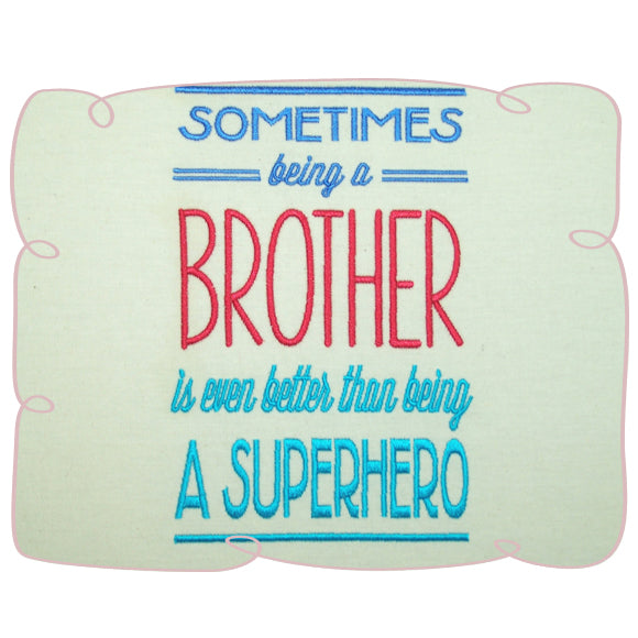Being a Brother