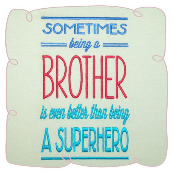 Being a Brother