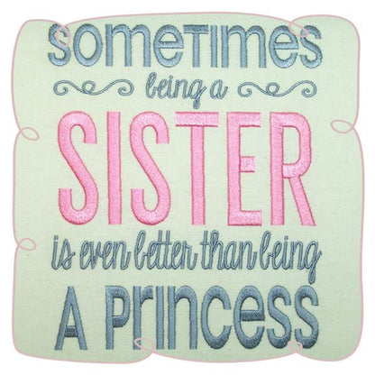 Being a Sister