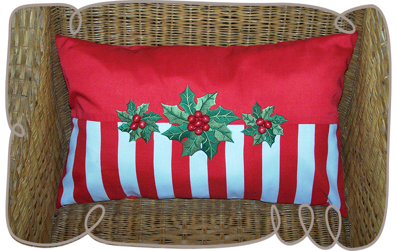 Holly Berries Pillow
