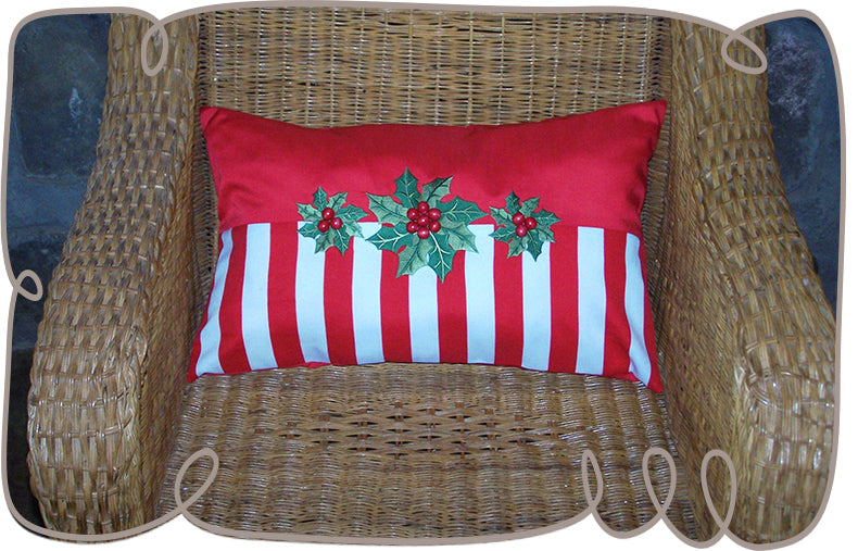 Holly Berries Pillow