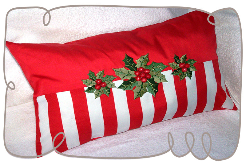Holly Berries Pillow
