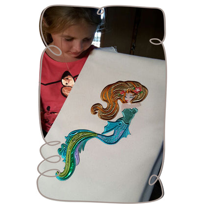 Mermaid Iron On Applique