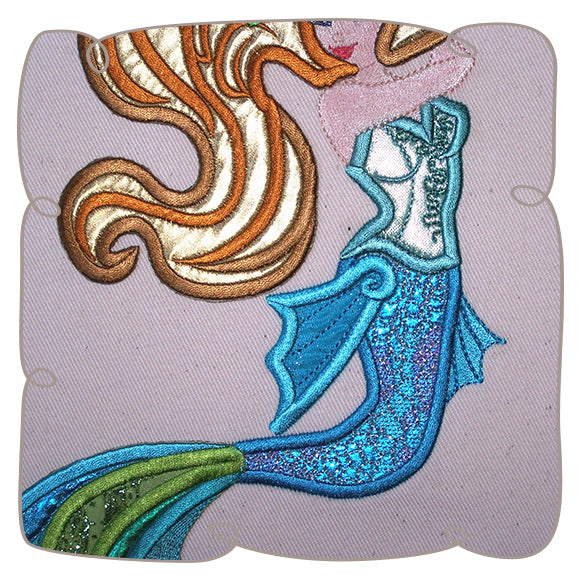 Mermaid Iron On Applique