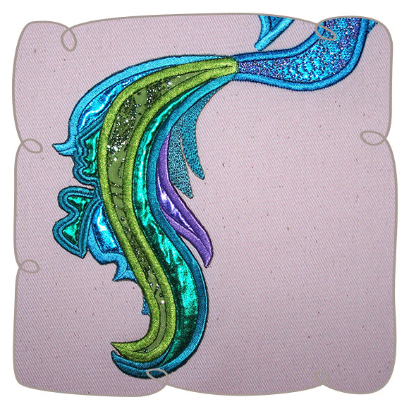 Mermaid Iron On Applique