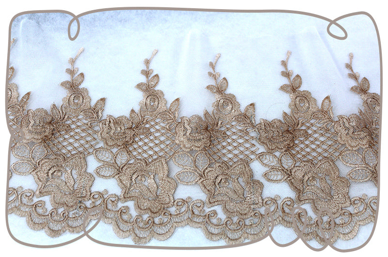 Open Rose Lace 6x 8