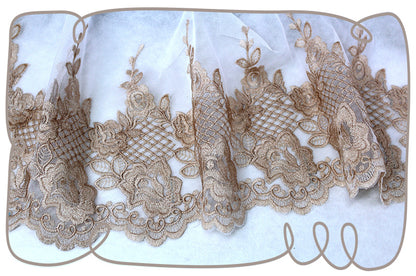 Open Rose Lace 6x 8