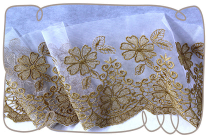 Double Daisy Lace 6x8