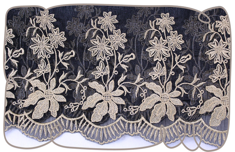 Compact Flower Poinsettia Lace 6x8
