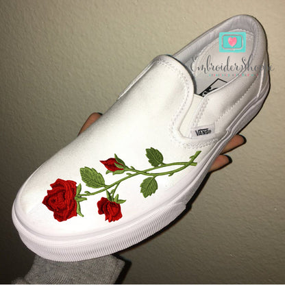 Red Rose Patches