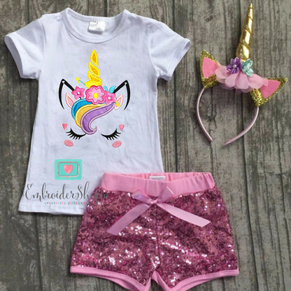 Unicorn Face 5 Applique
