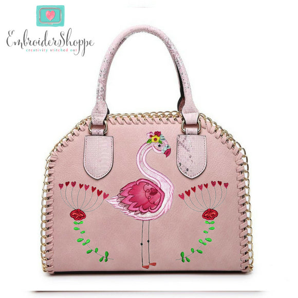 Floral Flamingo