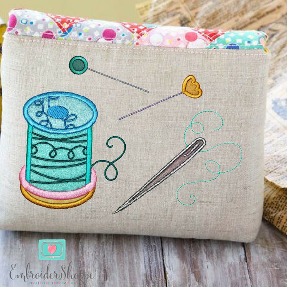Sewing Applique Set