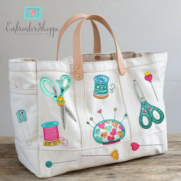 Sewing Applique Set