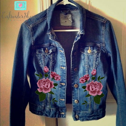 Pink Rose Patches 2