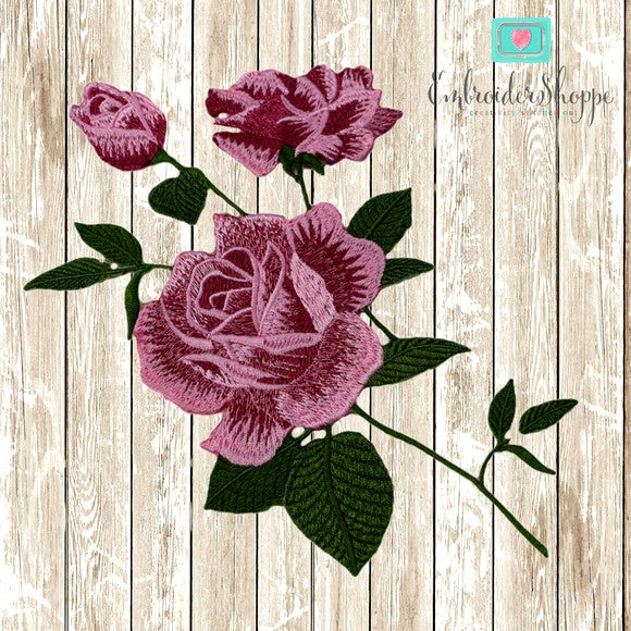 Pink Rose Patches 2