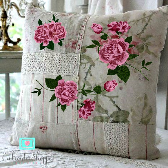 Pink Rose Patches 2