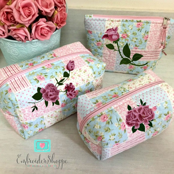 Pink Rose Patches 2