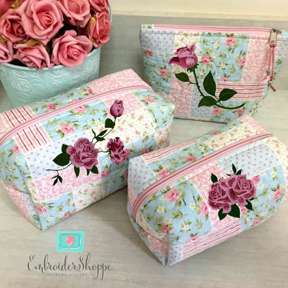 Pink Rose Patches 2