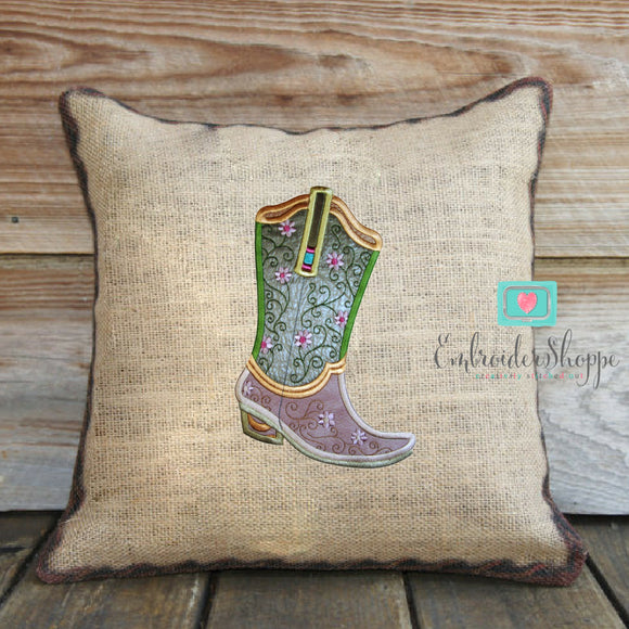 Cowboy Boots Set Applique