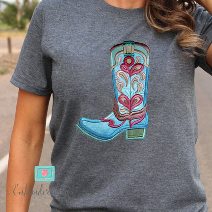 Cowboy Boots Set Applique