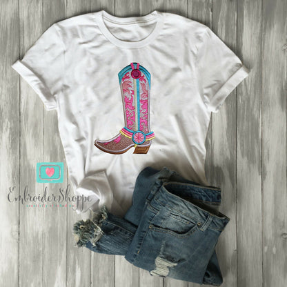 Cowboy Boots Set Applique