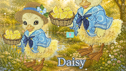 5 x 7 Duckling Daisy
