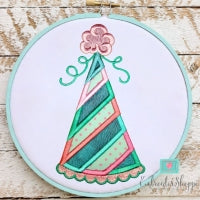 Boy Party Hat Applique